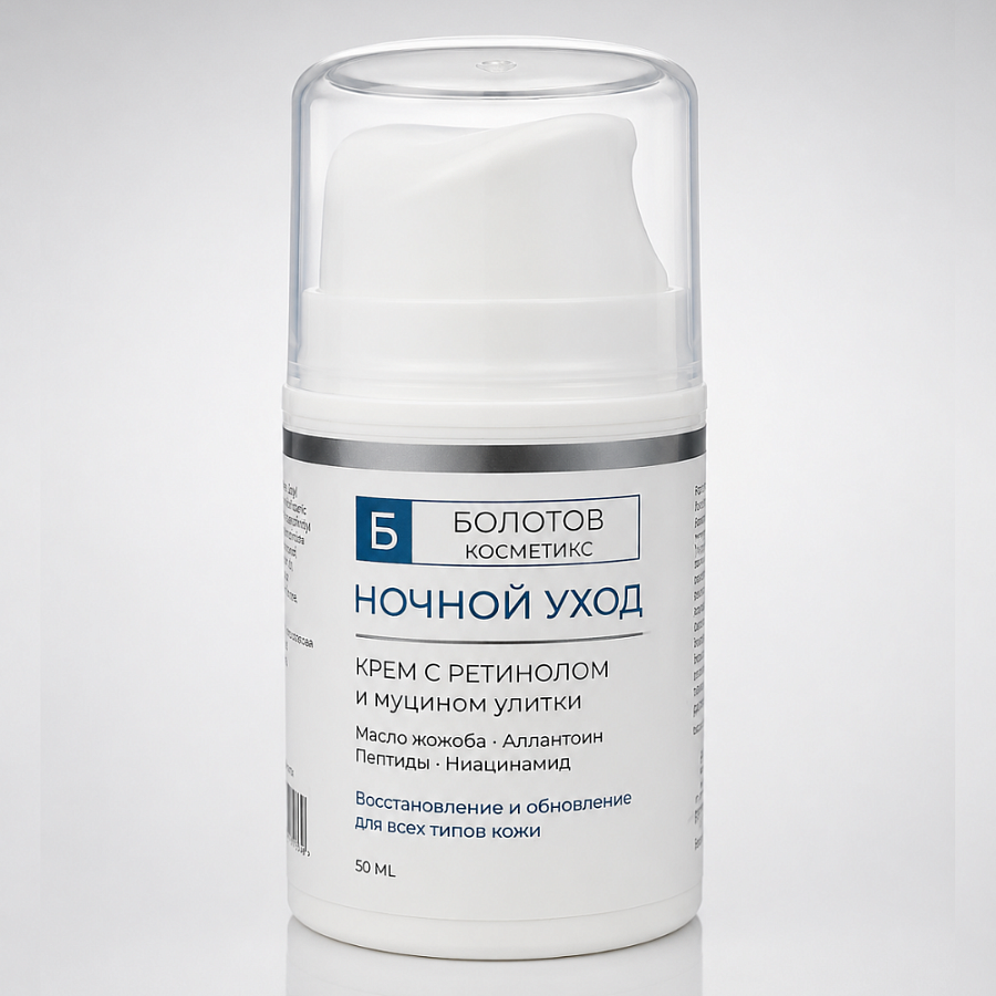 Ночной крем с ретинолом и муцином улитки